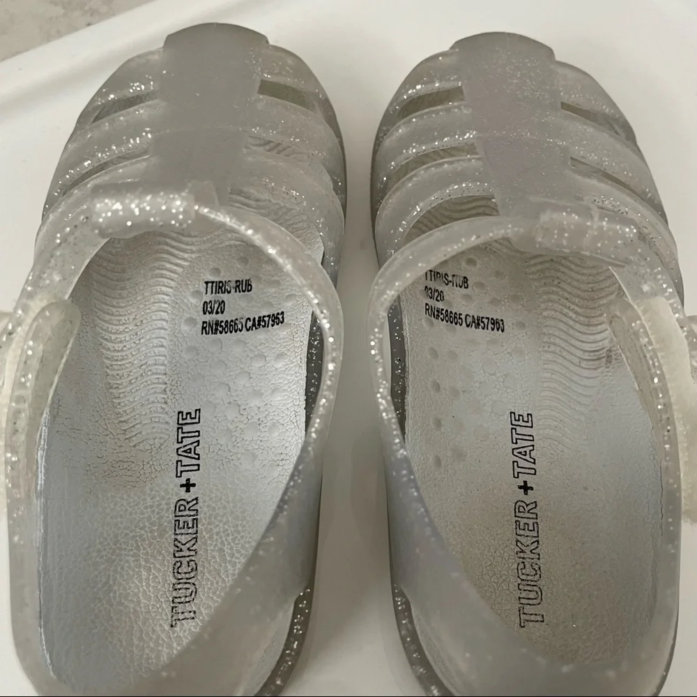 Tucker & Tate Toddler Girl TTIRIS Rubber Sandals Size 8